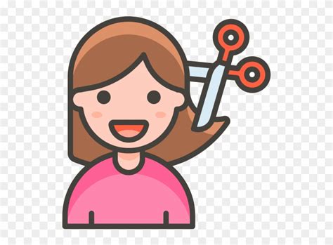 Woman Getting Haircut Emoji - Png Transparent Png Emoji, Png Download ...