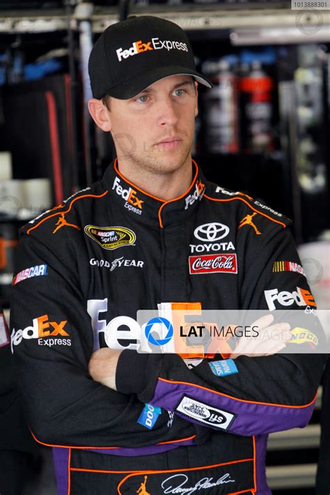 February Daytona Beach Florida Usa Denny Hamlin Fedex