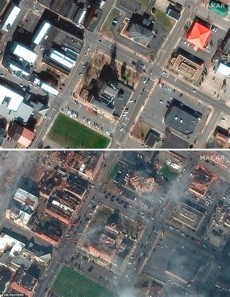 Kentucky Tornadoes Before And After Photos Show Extent Of Destruction