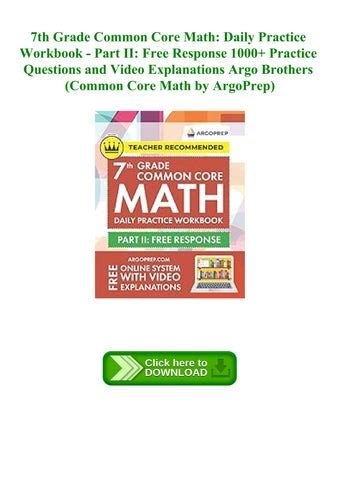 Books Th Grade Common Core Math Daily Practice Workbook Part Ii