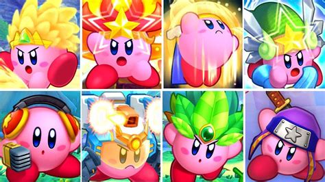 Kirbys Return To Dream Land Deluxe All Copy Abilities Switch Hd