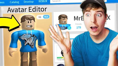 Making Mrbeast A Roblox Account Youtube