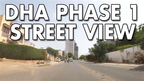 Dha Phase 1 Street View Karachi 2020 Karachi City Street View 2020