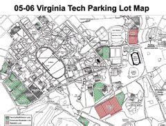 Printable Virginia Tech Campus Map | Carolina Map