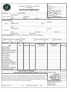 Fillable Online Road & Right-of-Way Permit Application Fax Email Print ... 
