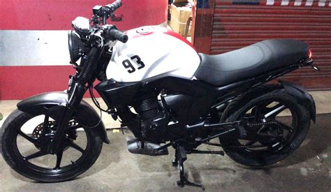 Modified Honda CB Trigger Street Scrambler by Simran Accessories