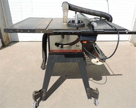 Transitional Design Online Auctions Craftsman Inch Table Saw