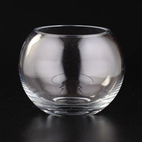 6 X 8 In Glass Bubble Bowl Clear