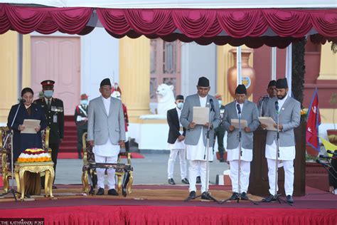 Dahal Sworn In As Prime Minister