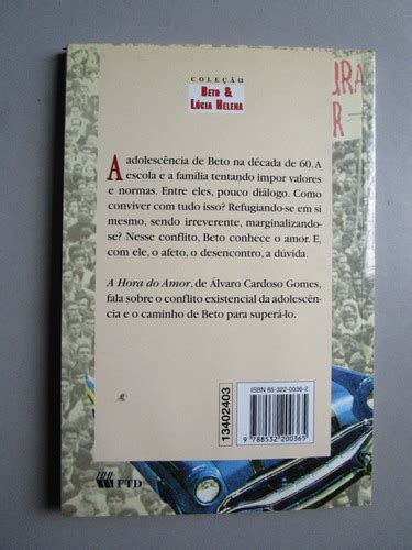 A Hora Do Amor Álvaro Cardoso Gomes MercadoLivre