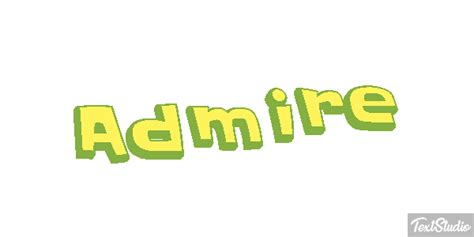 Admire Word Animated GIF Logo Designs