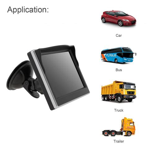 Buy Inch Car Tft Lcd Monitor Screen Way Video Input