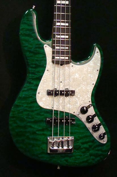 Fender Custom Shop Custom Classic Jazz Bass 2013 Forest Green Reverb