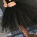 Virgin Black Romance Tutu Skirt Trash Dance Extra Poofy Knee Length