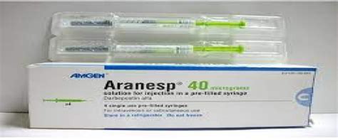 Aranesp 40mcgm Ampoules Rosheta