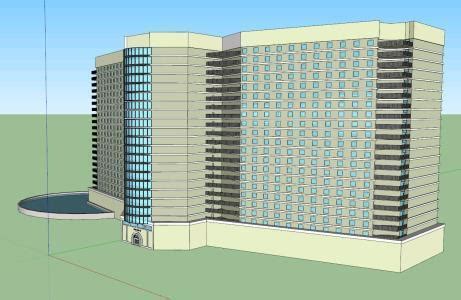 Luxury Hotel 3D SKP Model For SketchUp Designs CAD