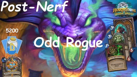 Hearthstone Odd Rogue Post Nerf 7 Witchwood Bosque Das Bruxas