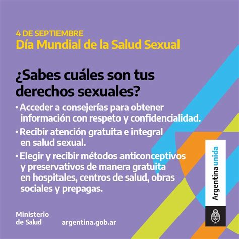 D A Mundial De La Salud Sexual Obra Social Del Personal De