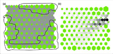 A Density Map And B Superimposed Map Download Scientific Diagram