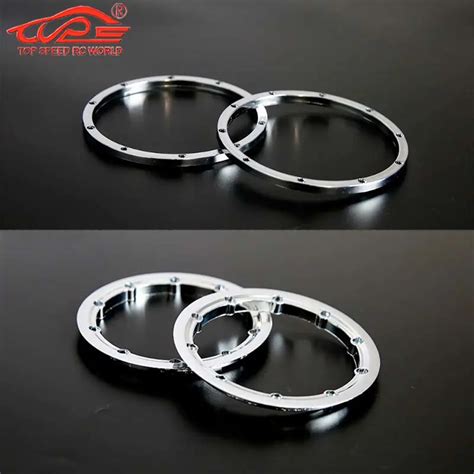 Upgrade Chrome Wheel Tire Inner Or Outside Hub Beadlock Ring Set For