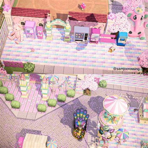 Acnh Flyover Theme Park Theme Park Animal Crossing Amusement Park