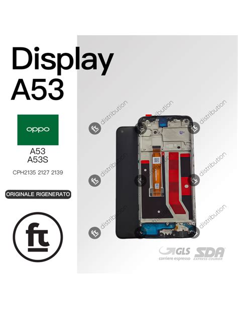 Oppo Display A A S Cph Originale Rigenerato Frame Nero