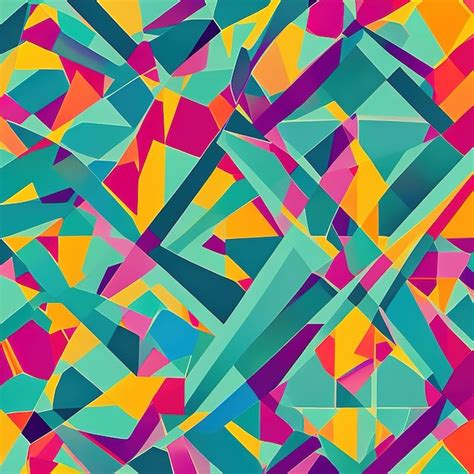 Premium AI Image | Minimalist geometric pattern wallpaper