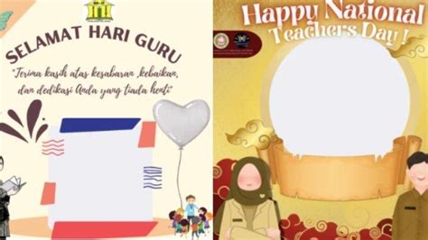 Link Twibbon Hari Guru Nasional Dan Ucapan Terima Kasih Bisa