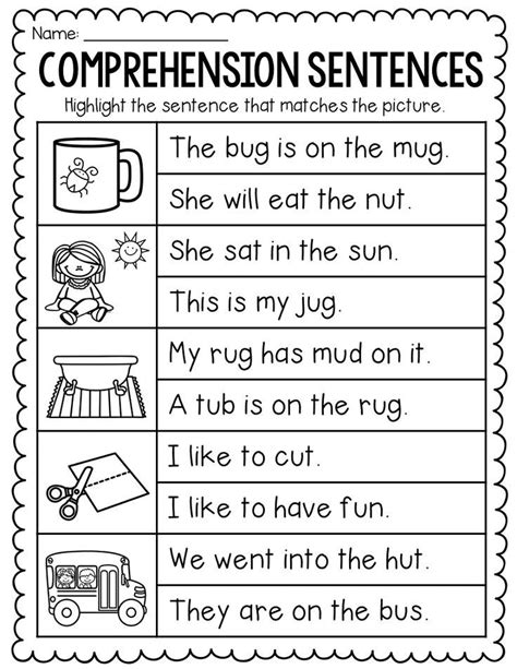 Reading Cvc Sentences For Kindergarten