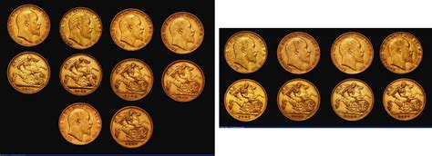 NumisBids London Coins Ltd Auction 175 Lot 1264 Half Sovereigns 9