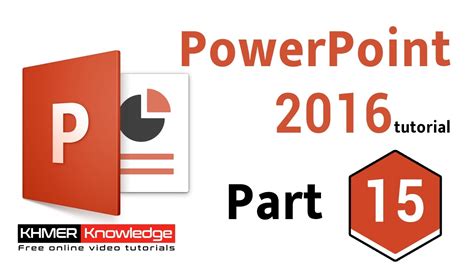 Powerpoint 2016 Tutorials Beginner And Advanced Part 15 Youtube