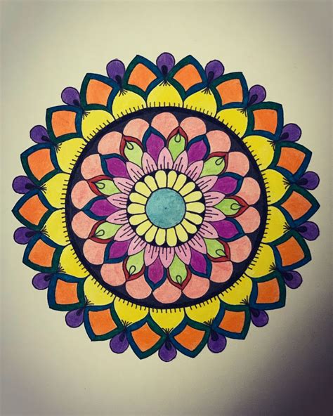 Mandala Art For Beginners Colourful Tayna Angulo