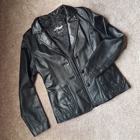 Maxima Jackets Coats Vintage Maxima Leather Jacket Poshmark