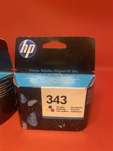 Genuine HP 343 Tri Colour Ink Cartridge C8766EE Expired X 2 EBay