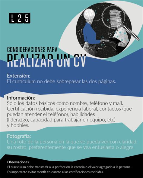 Cómo Hacer Un Cv Exitoso Sin Morir En El Intento Latitud 25