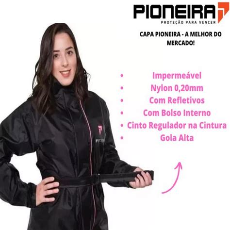 Capa Conjunto Chuva Motoqueiro Motoboy Impermeavel Nylon Pvc Frio