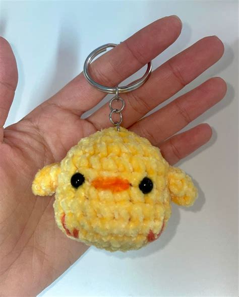 Quack Quack In Crochet Keychain Pattern Minion Crochet Crochet