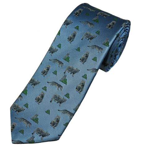 Jaguar Light Blue Luxury Silk Men S Designer Tie From Ties Planet UK