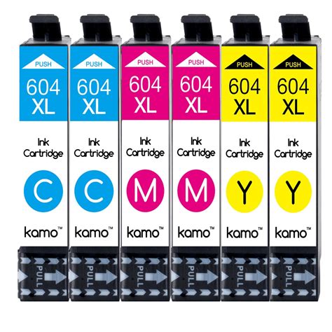 Kamo 604xl Compatible With Epson 604 604xl Colour Ink Cartridges