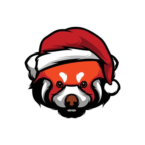 Red Panda Christmas Vector Design 29148055 Vector Art at Vecteezy