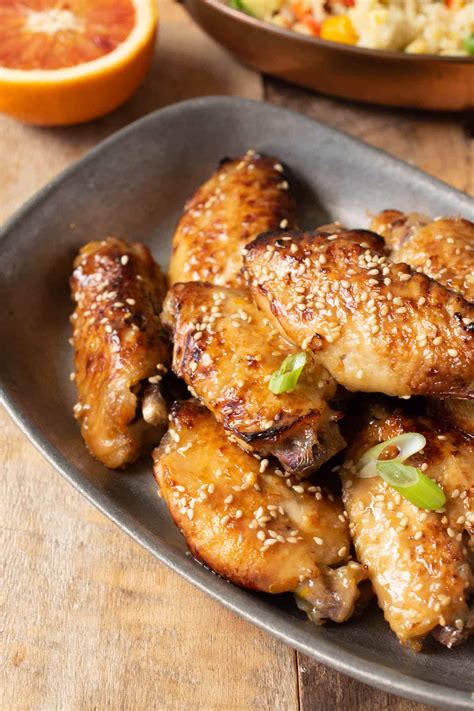 Slow Cooker Orange Chicken Wings Culinary Ginger