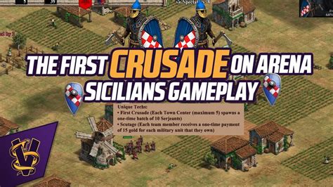 The First Crusade On Arena Sicilians Gameplay Youtube