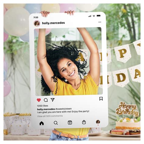 Best 12 SPEEDYORDERS Social Media Photo Booth Prop – Custom Instagram
