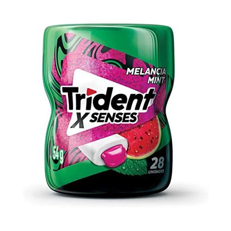 Chicle Trident Xsenses Garrafa 54g Melancia Lavagnoli