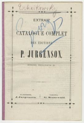 Musée SACEM Groupe Éditions P Jurgenson Éditions P Jurgenson