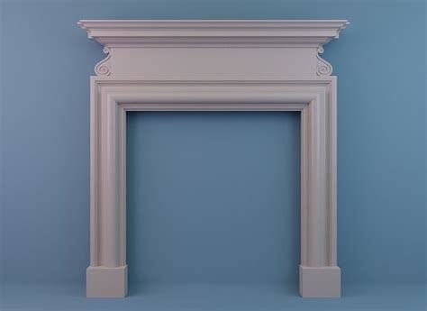 Georgian Style Fireplaces Series No1 3d Model Cgtrader