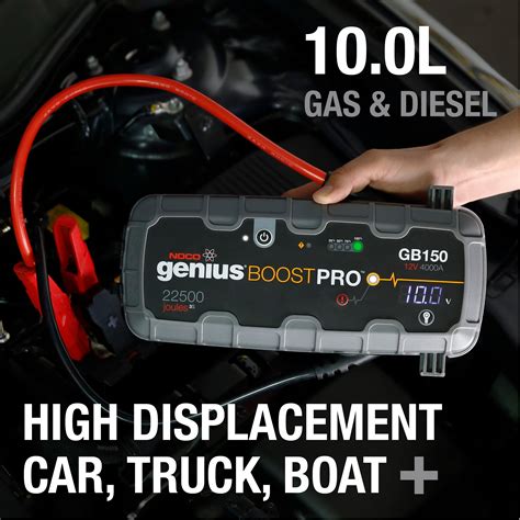 Genuine Noco Gb150 Genius Boost Pro 4000a Lithium Jump Starter 1 Year Warranty 46221150063 Ebay