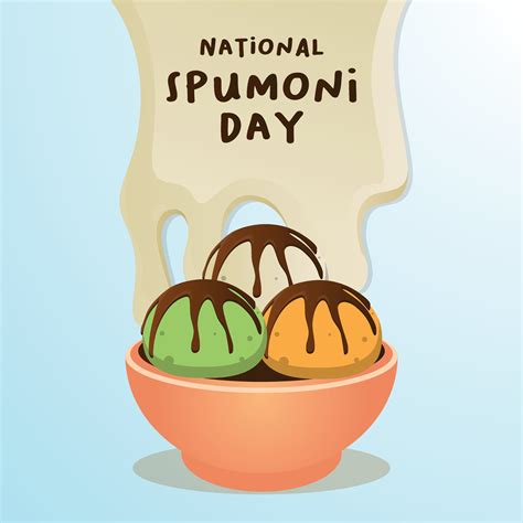 National Spumoni Day Design Template Good For Celebration Spumoni