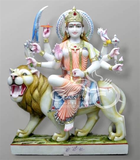 Order Durga Marble Statue For Home Temple All Size Available