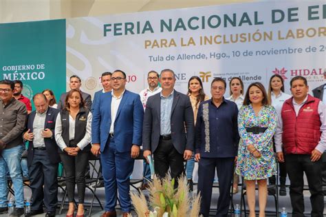 Exitosa la Feria Nacional de Empleo para la Inclusión Laboral Hidalgo